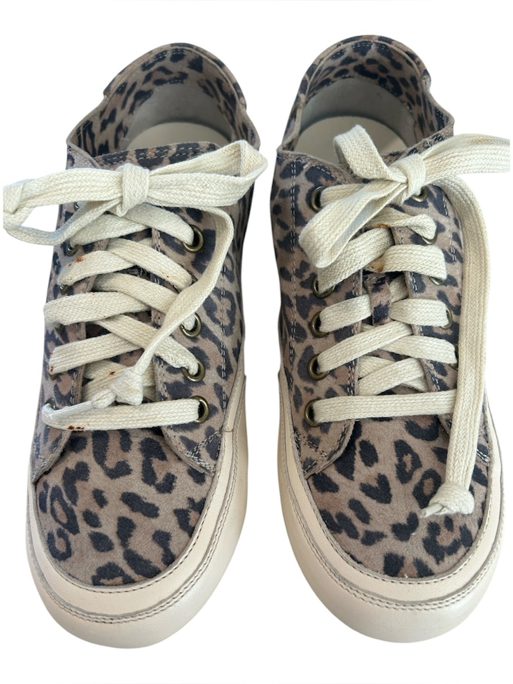 Beek Sanderling Sneaker Leopard print, size 7, NEW display pair, laces flawed - Picture 4 of 13